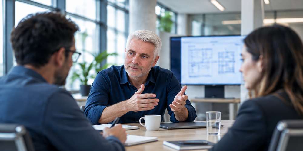 Persönliche Beratung im Ingenieurbüro