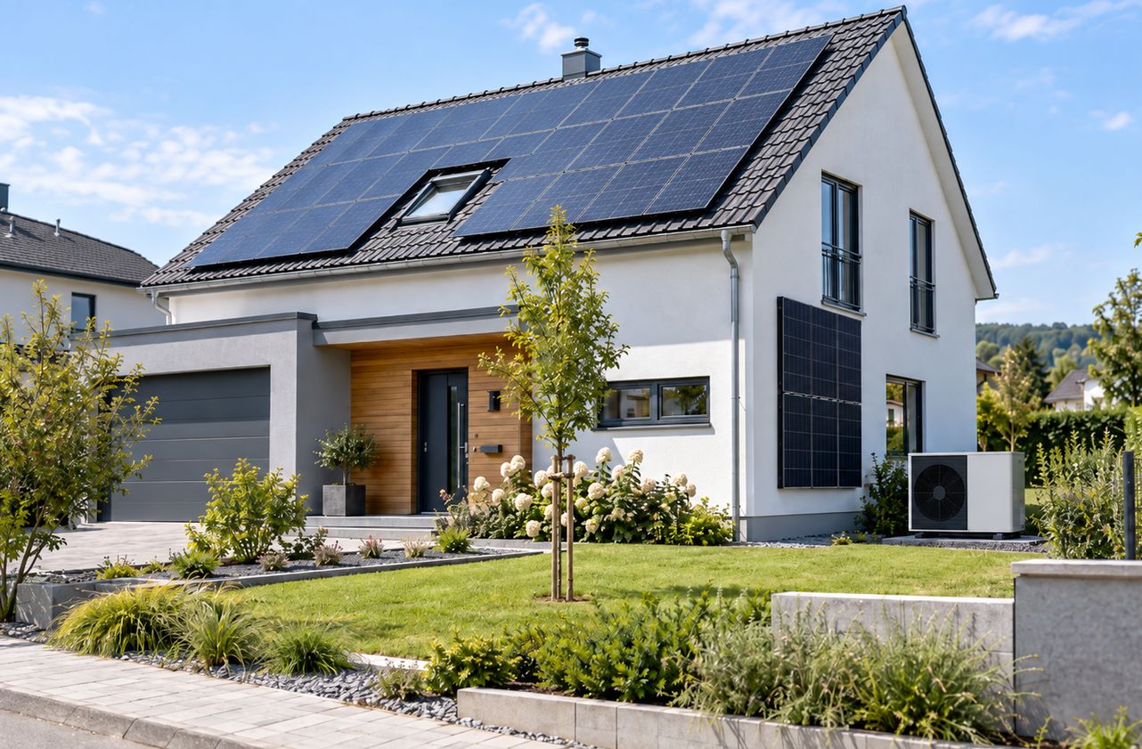 Wohnhaus mit Energieausweis und Photovoltaikanlage